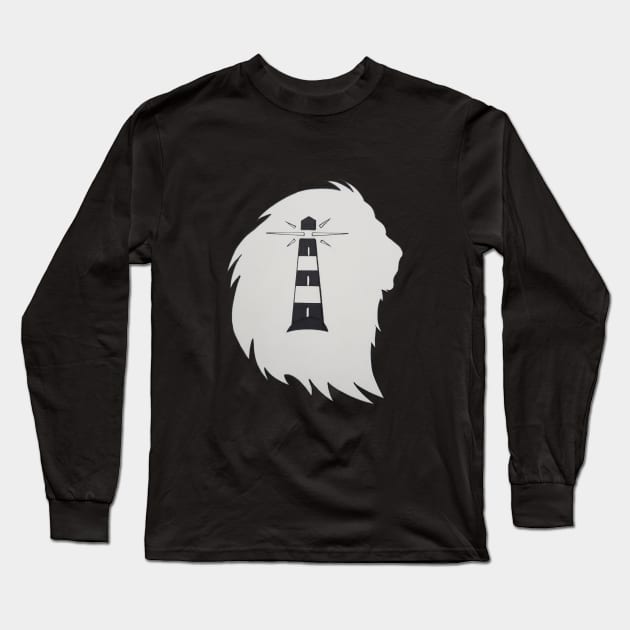 The Lion and the Lighthouse Long Sleeve T-Shirt by Crazytrain77